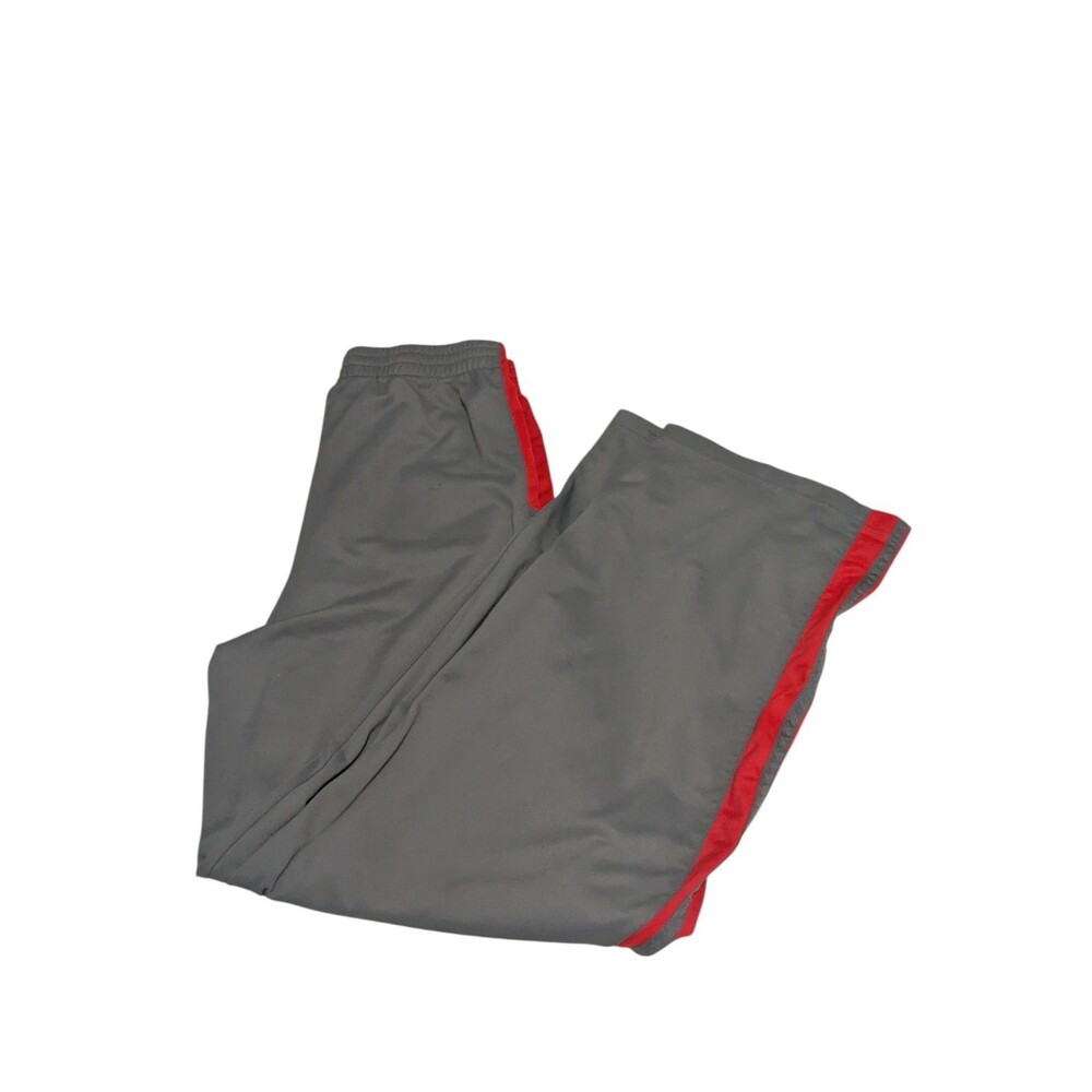 Boys Youth Grey Tek Gear Track Pants Size XL 18-20 100% Polyester - RN#73277